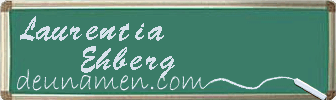 Laurentia Ehberg Visitenkarte
